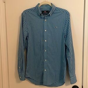 Vineyard Vines Checkered Whale Shirt
